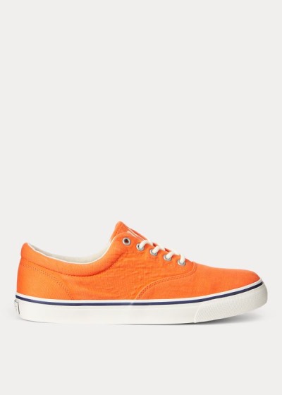 Zapatillas Polo Ralph Lauren Hombre Naranjas Claro - Harpoon Canvas - DQGWH3695